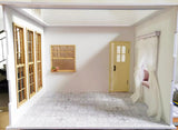 1:6 Scale Miniature Room Diorama DIY Kit – Flat Pack Dollhouse Background Scene (Custom Size Available)