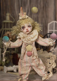 Craftuneed 1:6 Scale Circus Lolita BJD Clown Doll with Hand-Painted Face Makeup And Costume Handmade Ball Jointed Doll Collectible
