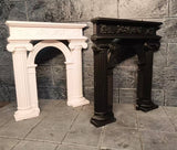 Craftuneed 1:12 Scale Dollhouse Arch Door Miniature Diorama Backdrop for Dolls European Style Ornate Gothic Archway