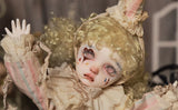 Craftuneed 1:6 Scale Circus Lolita BJD Clown Doll with Hand-Painted Face Makeup And Costume Handmade Ball Jointed Doll Collectible
