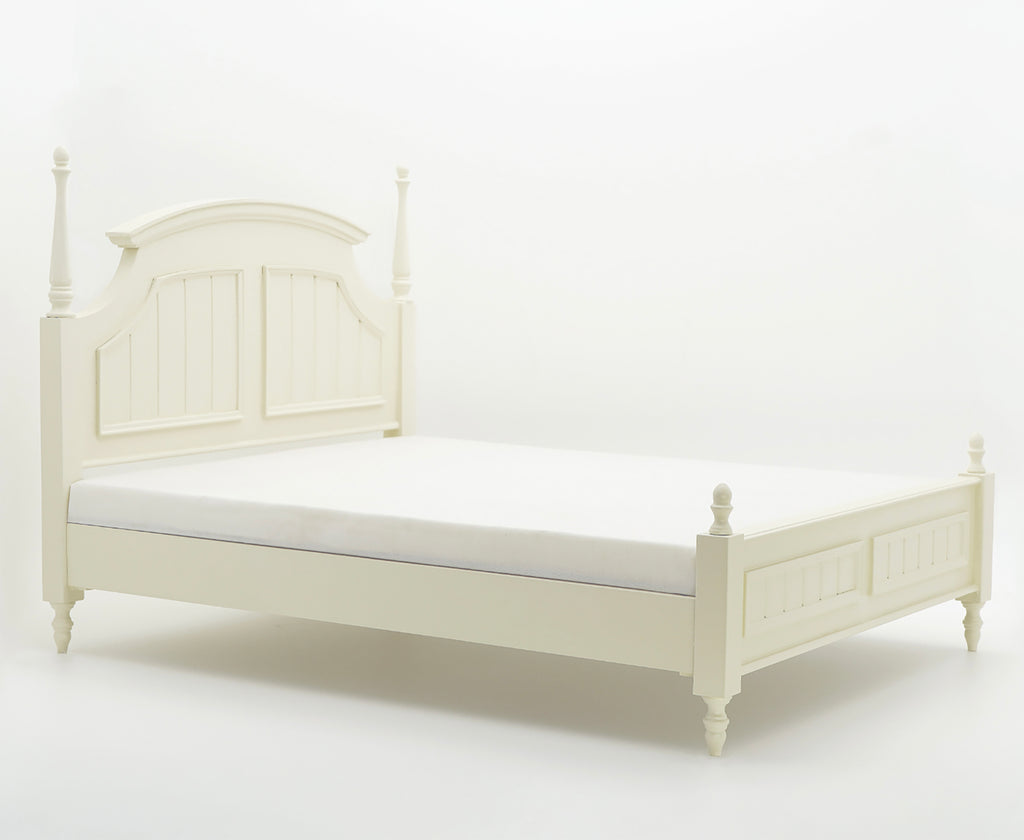 1:6 Scale Dollhouse Bedroom Furniture Miniature Wooden Bed Frame Mattress Bedside Cabinet Dressing Table with Mirror For Dolls Handmade Craftuneed