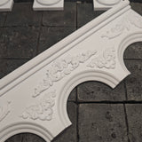 Craftuneed 1:12 Scale Dollhouse Arch Doorway Miniature European Style Gothic Gate Backdrop Diorama Prop for Dolls Display Available black