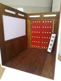 1:6 Scale Miniature Martial Arts Dojo Diorama Kit – Flat Pack Dollhouse Room Scene