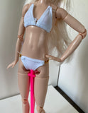 Craftuneed 1:6 handmade 28 - 32cm height doll bikini dollhouse swim clothing black or white One size