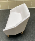 Craftuneed Handmade 1:6 miniature dollhouse sofa chair doll furniture props for Barbie BJD dolls