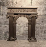 Craftuneed 1:12 Scale Dollhouse Arch Door Miniature Diorama Backdrop for Dolls European Style Ornate Gothic Archway