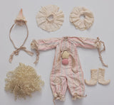 Craftuneed 1:6 Scale Circus Lolita BJD Clown Doll with Hand-Painted Face Makeup And Costume Handmade Ball Jointed Doll Collectible