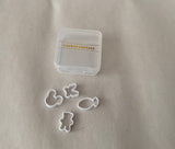 Craftuneed 1:6 dollhouse miniature kitchen baking pan cookies cutter tray coffee machine and cups