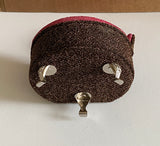 Craftuneed 1:6 Scale Doll Sofa Chair Silver Grey Glitter Heart Shaped Jewellery Box Organizer with Mirror