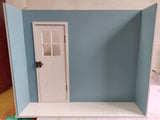 1:6 Scale Miniature Victorian Room Diorama DIY Kit - Flat Pack Dollhouse Scene