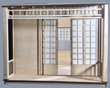 1:6 Scale Japanese Room Miniature Kit - Unpainted Unfurnished Flat Pack Wooden Dollhouse Scene Craft Supply