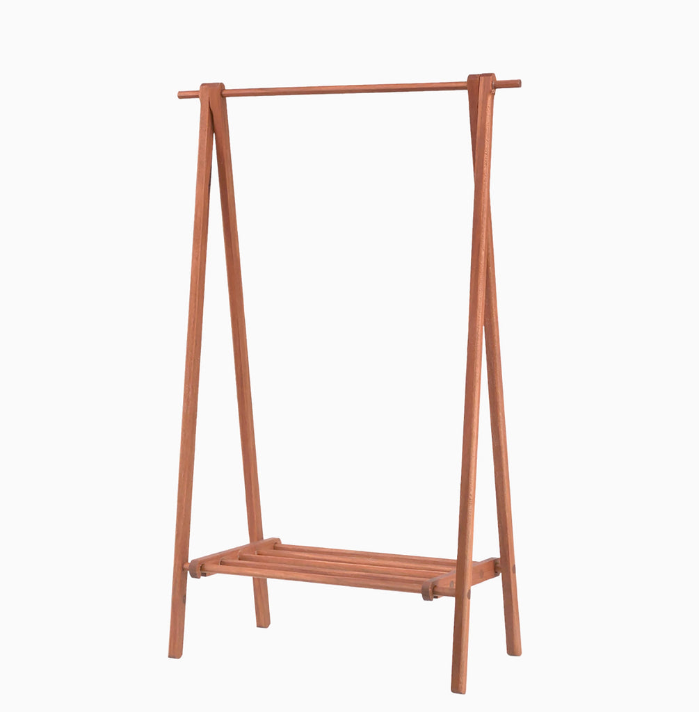 Craftuneed 1:6 Scale Doll Wooden Floor Length Clothing Rack or Hangers Miniature Dollhouse Furniture For Fashion Dolls