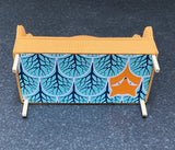 Craftuneed Handmade 1:6 miniature dollhouse sofa luxury classic look doll furniture for Barbie BJD dolls