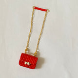 Craftuneed 1:6 miniature doll faux leather handbag accessories DIY craft kit for dollhouse handbag making