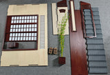 1:6 Scale Miniature Japanese Style House Front Kit with Bamboo Tree and Lantern - Flat Pack Dollhouse Scene