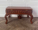 Craftuneed 1:12 Scale Miniature Victorian Style Grand Rectangular Piano & Seat Set Dollhouse Classic Music Room furniture Available in Brown or White