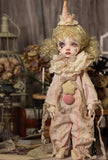 Craftuneed 1:6 Scale Circus Lolita BJD Clown Doll with Hand-Painted Face Makeup And Costume Handmade Ball Jointed Doll Collectible