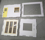 1:6 Scale Miniature Room Diorama DIY Kit – Flat Pack Dollhouse Background Scene (Custom Size Available)