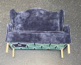 Craftuneed Handmade 1:6 miniature dollhouse sofa luxury classic look doll furniture for Barbie BJD dolls