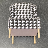 Craftuneed Handmade 1:6 miniature dollhouse sofa chair doll furniture props for Barbie BJD dolls