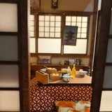 1:6 Scale Japanese Room Miniature Kit - Unpainted Unfurnished Flat Pack Wooden Dollhouse Scene Craft Supply