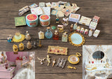 1:6 miniature dollhouse mini perfume jewellery fashion box home decors photo frame for barbie doll
