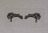 black eye shadows tattoo sticker Festival temporary face lace art tattoos sticker Per Pair