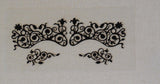black eye shadows tattoo sticker Festival temporary face lace art tattoos sticker Per Pair