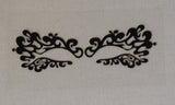 black eye shadows tattoo sticker Festival temporary face lace art tattoos sticker Per Pair