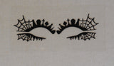 black eye shadows tattoo sticker Festival temporary face lace art tattoos sticker Per Pair
