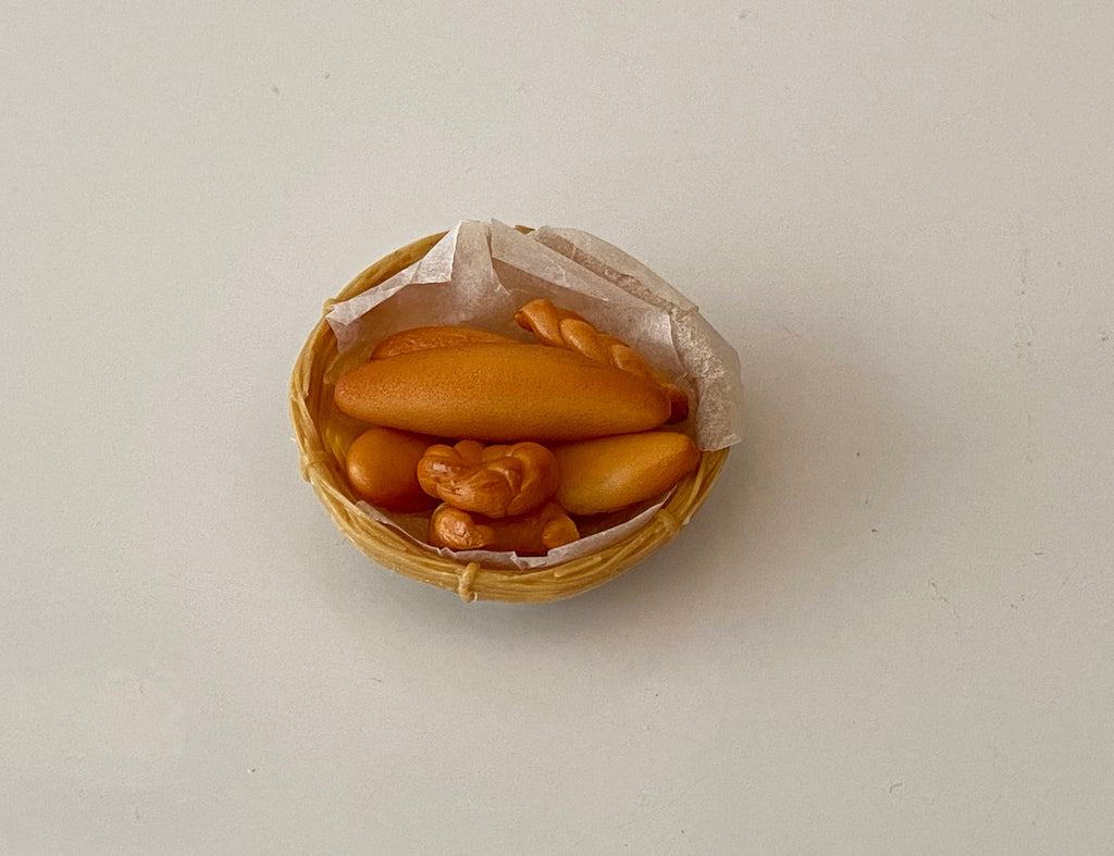 Craftuneed 1:6 miniature dollhouse mini assorted doll food coffee cup cake bread bakery props handmade