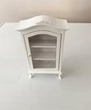 Craftuneed 1:12 Handmade miniature dollhouse wood display cupboard resin cups doll furniture props