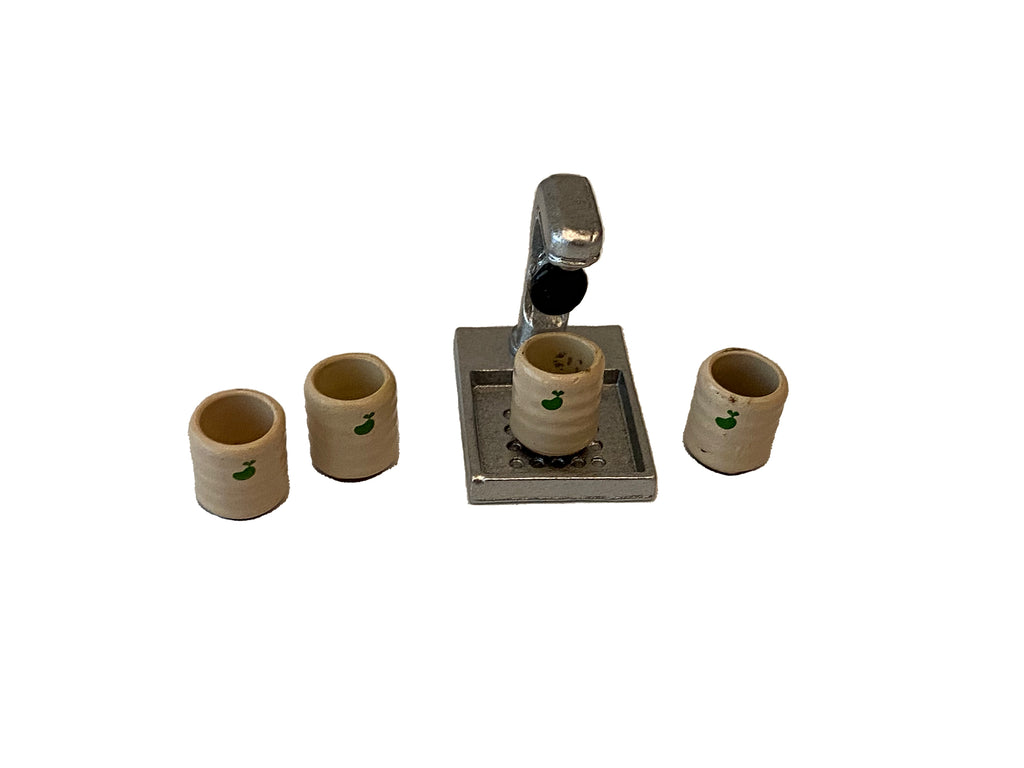 Craftuneed 1:6 miniature dollhouse mini assorted sushi food, drinks and tea pot tea cup accessory props for barbie doll