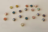 Craftuneed Job lot 20pcs doll making buttons multicolour mini buttons 5mm diameter for doll clothes