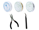 Job lot jewellery making necklace repair tools set beading craft wire pliers kit DIY