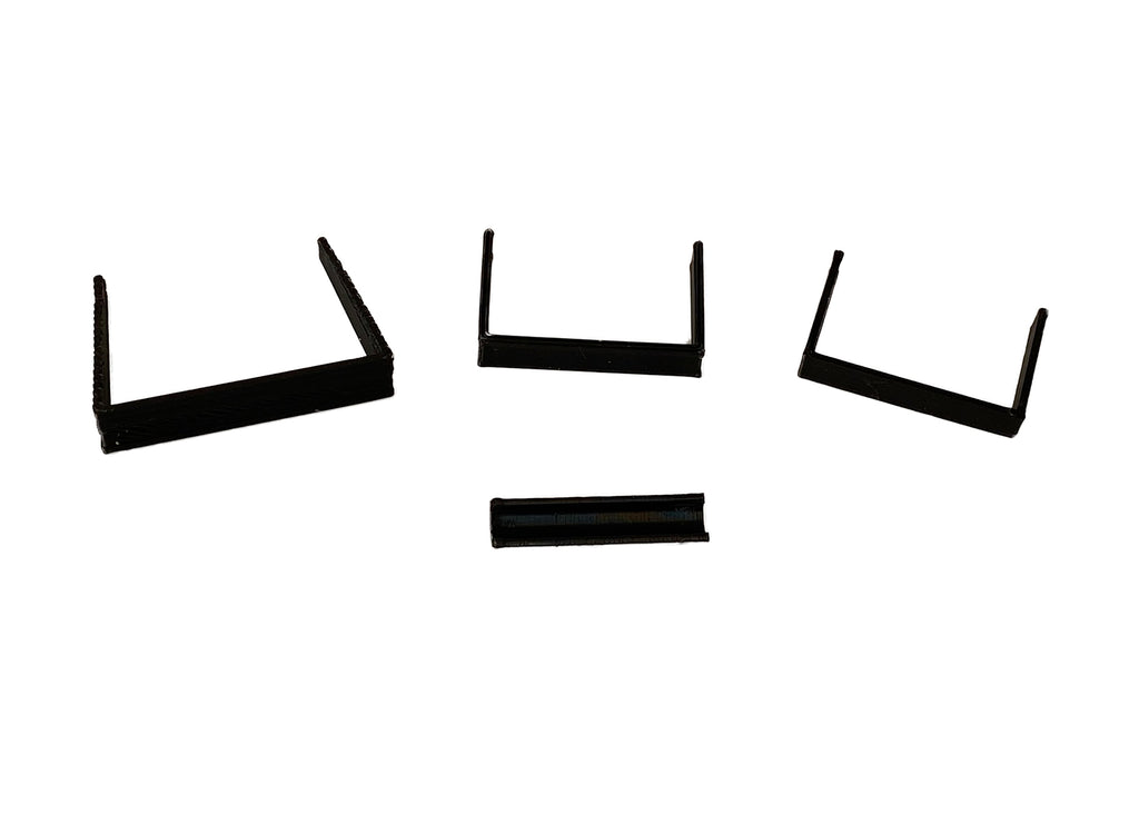 Craftuneed Set of 4 miniature doll handbag bottom support mini plastic base shape for doll handbag craft making