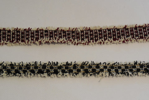 A Black or wine Braid trim jacket & coat trim clothes sewing trimming Sold by Per Yard90cm