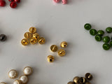 Craftuneed Job lot 120pcs doll making buttons mini buttons 4mm diameter for doll clothes