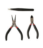 Job lot jewellery making necklace repair tools set beading craft wire pliers kit DIY