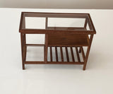 Handmade 1:6 miniature dollhouse furniture mini table 3 tier ladder shelf storage for doll