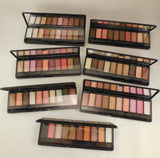 Professional 10 colours eyeshadow palette eye shadows makeup kit with two brushes and a mirror