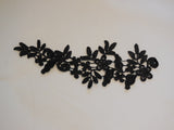 A bridal floral lace Applique / cotton lace motif is for sale.various colours sold by piece