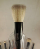 UCANBE black 8 foundation powder brushes Cosmetic makeup brushes set with grasp handle and soft fibre hair