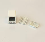 Craftuneed 1:6 dollhouse miniature microwave oven kitchen bin furniture decor barbie doll