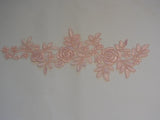 A Large Bridal wedding floral lace applique sewing lace motif . Various colours