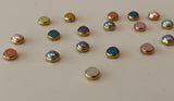 Craftuneed Job lot 20pcs doll making buttons multicolour mini buttons 5mm diameter for doll clothes