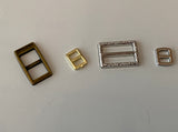 Craftuneed job lot 7pcs mini metal belt buckle accessory for doll clothes making diy 6mm - 12mm width