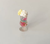 Craftuneed 1:6 handmade miniature dollhouse mini party punch assorted ice cream cold drink accessory props for doll