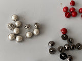 Craftuneed Job lot 120pcs doll making buttons mini buttons 4mm diameter for doll clothes