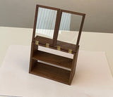 Craftuneed handmade 1:6 miniature dollhouse bread cake showcase display cabinet cupboard furniture props